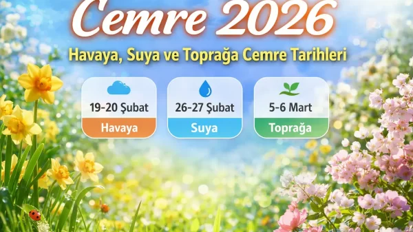 Cemre ne zaman düşecek 2026? Havaya, suya ve toprağa cemre tarihleri (19–20 Şubat, 26–27 Şubat, 5–6 Mart) görseli
