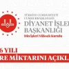 2026 yılı fitre bedeli 240 TL olarak açıklandı. Diyanet İşleri Başkanlığı sadaka-i fıtır ve oruç fidyesi miktarı.