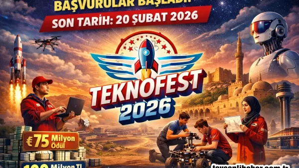 TEKNOFEST 2026 teknoloji yarışmaları başvuruları başladı – son başvuru 20 Şubat 2026, Şanlıurfa