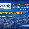 TOKİ Kütahya/Tavşanlı 500 Bin Sosyal Konut kurası – 09 Şubat 2026 11:00 canlı yayın | tavsanlihaber.com.tr