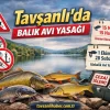 Tavşanlı’da balık avı yasağı: 15 Mart–15 Haziran iç sularda sazan ve diğer türler için av yasağı