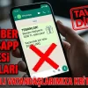 Kütahya Tavşanlı'da WhatsApp üzerinden yayılan sahte 'bayram bakiyesi' ve 'yardım kolisi' dolandırıcılığı mesajlarına karşı siber uyarı görseli.